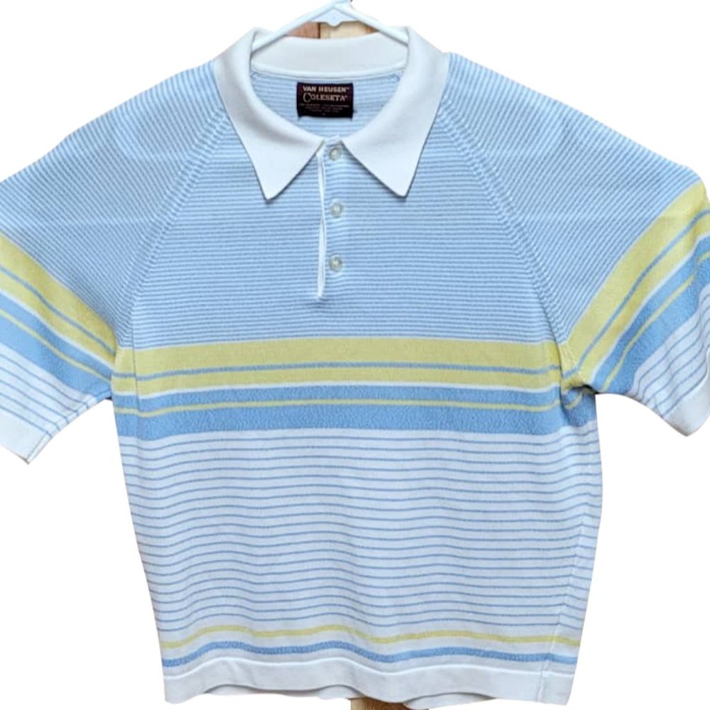 Vintage 1970s Van Heusen Coleseta Golf Shirt - Siz